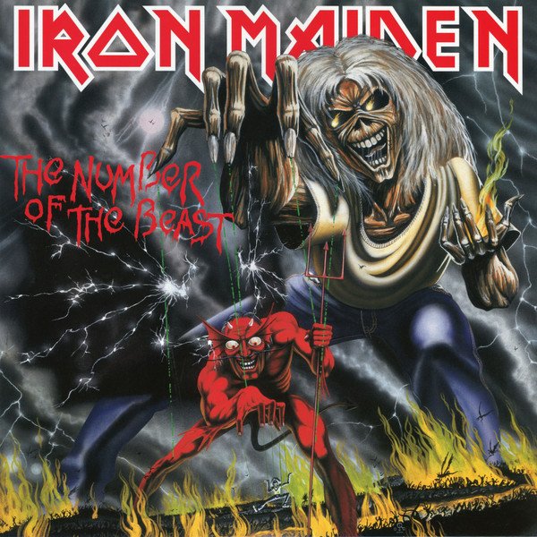 Iron Maiden - The Number Of The Beast (LP, Album, RE, RM)