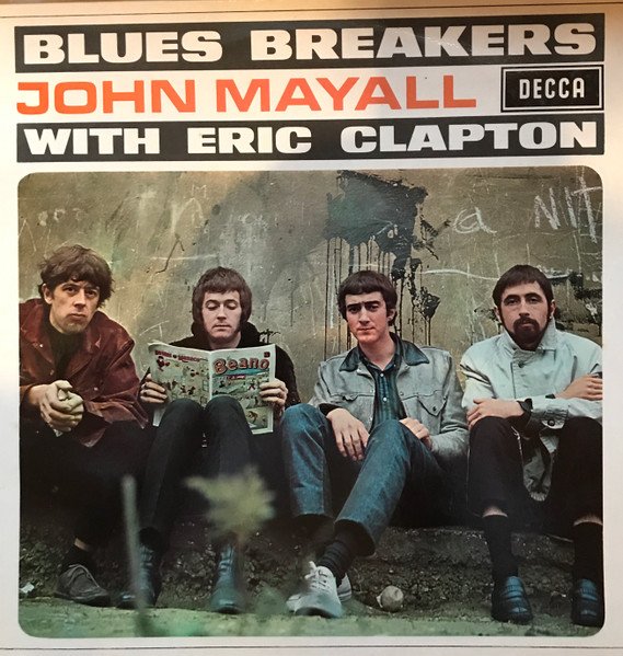 John Mayall With Eric Clapton - Blues Breakers (LP, Album, RE)