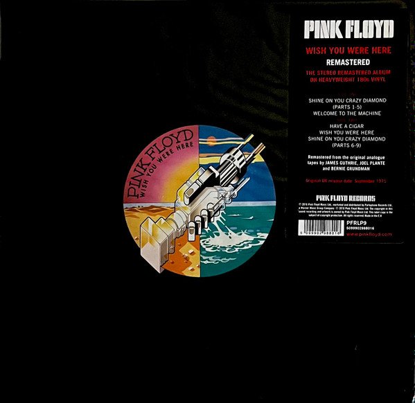 Pink Floyd - Wish You Were Here (LP, Album, RE, RM, 180)