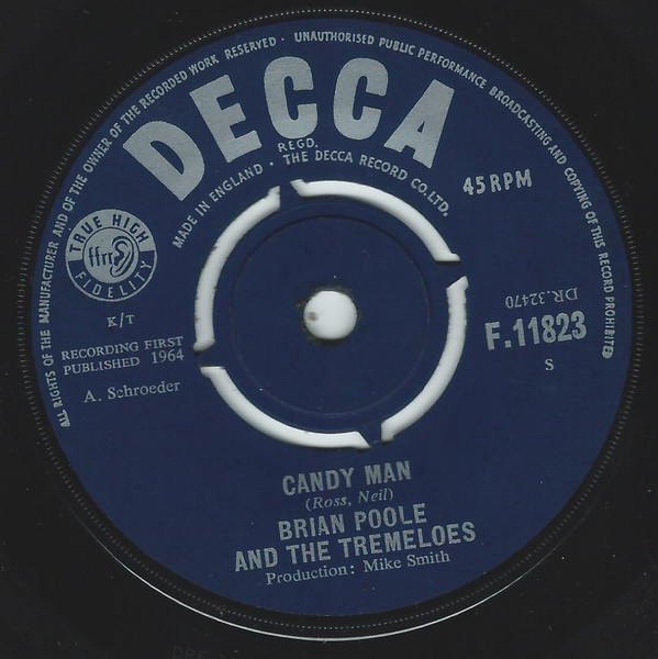 Brian Poole And The Tremeloes* - Candy Man (7", Single)