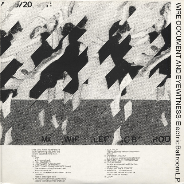 Wire - Document And Eyewitness (LP, Album, RP + 12", MiniAlbum, RP)