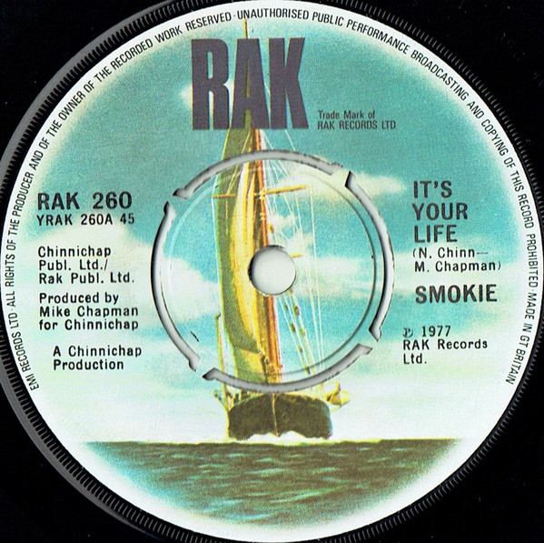 Smokie - It's Your Life (7", Single)