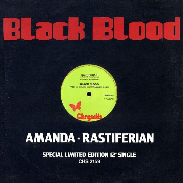 Black Blood (2) - Amanda / Rastiferian (12")