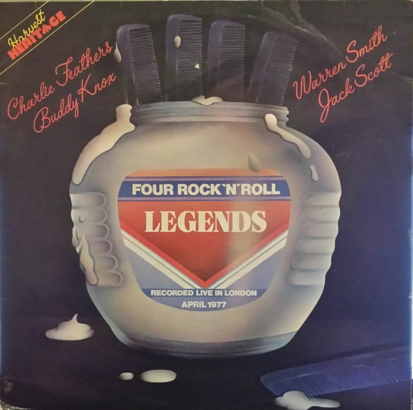 Charlie Feathers, Buddy Knox, Warren Smith (3), Jack Scott - Four Rock'N'Roll Legends (LP)