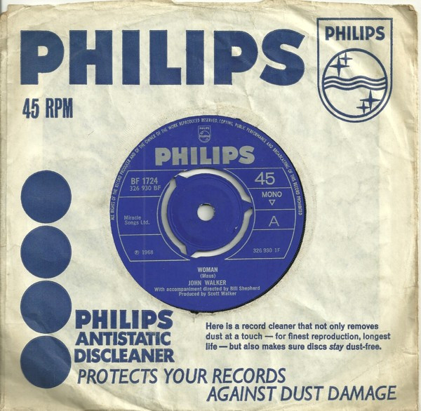 John Walker (3) - Woman (7", Mono)