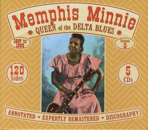 Memphis Minnie - Queen Of The Delta Blues Volume 2 (5xCD, Comp, RE, RM + Box, Mono)