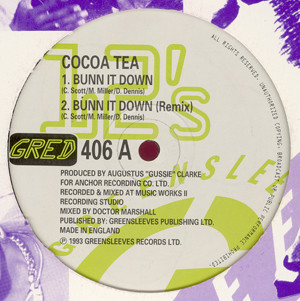 Cocoa Tea - Bunn It Down (12")