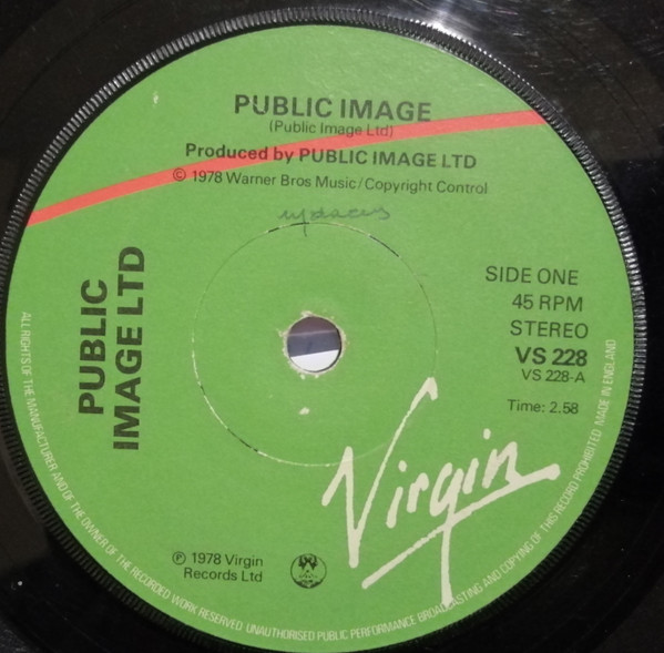 Public Image Ltd* - Public Image (7", Single)
