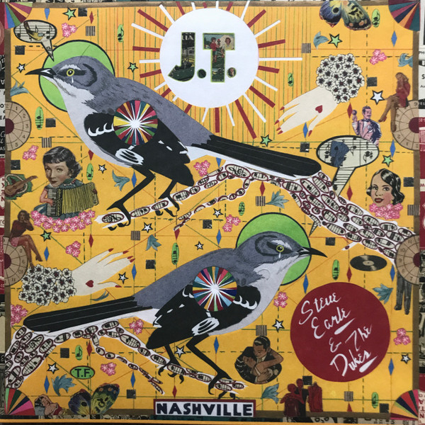 Steve Earle & The Dukes - J.T.  (LP, Album, Ltd, Red)