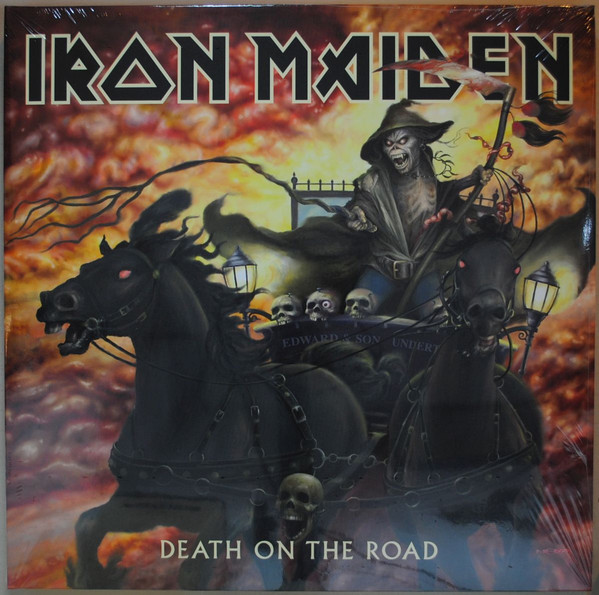 Iron Maiden - Death On The Road (2xLP, Album, RE, RM)