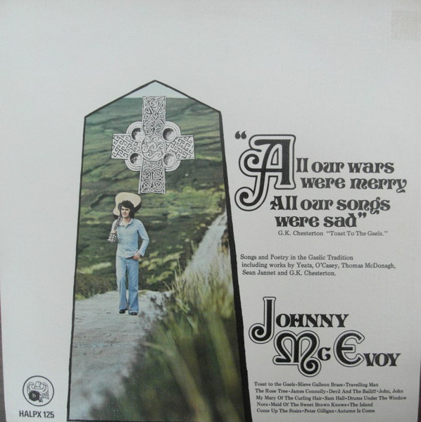 Johnny McEvoy - All Our Wars Were Merry All Our Songs Were Sad (LP, Album, Tex)
