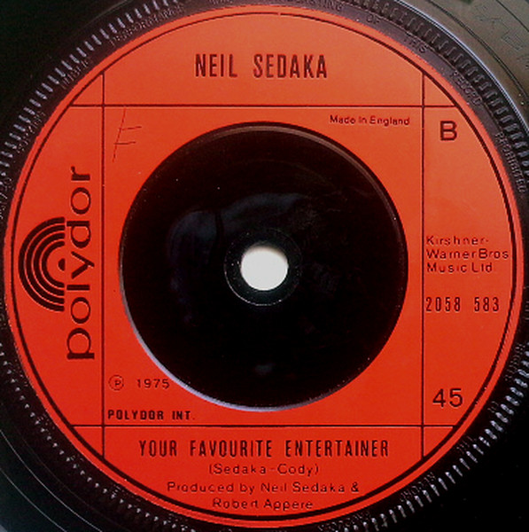 Neil Sedaka - The Immigrant (7", Single)