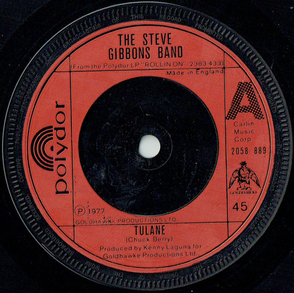 The Steve Gibbons Band* - Tulane (7", Single)