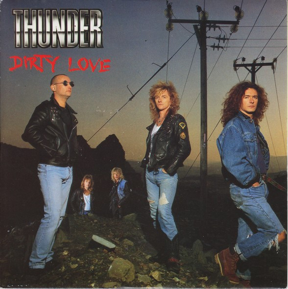 Thunder (3) - Dirty Love (7", Single)