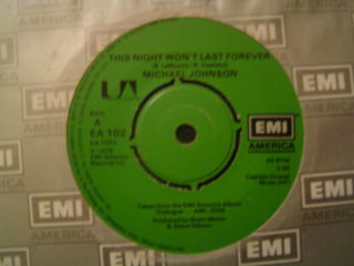 Michael Johnson (5) - This Night Won't Last Forever (7")