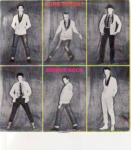 Sore Throat (2) - Zombie Rock (7", Single)