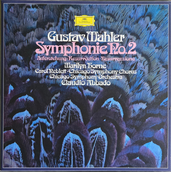 Gustav Mahler, Marilyn Horne, Carol Neblett, Chicago Symphony Chorus, Chicago Symphony Orchestra, Claudio Abbado - Symphonie No.2 (2xLP, Album, Ltd, Num, RE, RM, Gat)