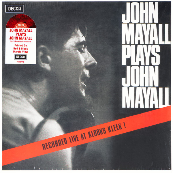 John Mayall - John Mayall Plays John Mayall (Recorded Live At Klooks Kleek!) (LP, Album, RSD, Mono, RE, RM, Red)