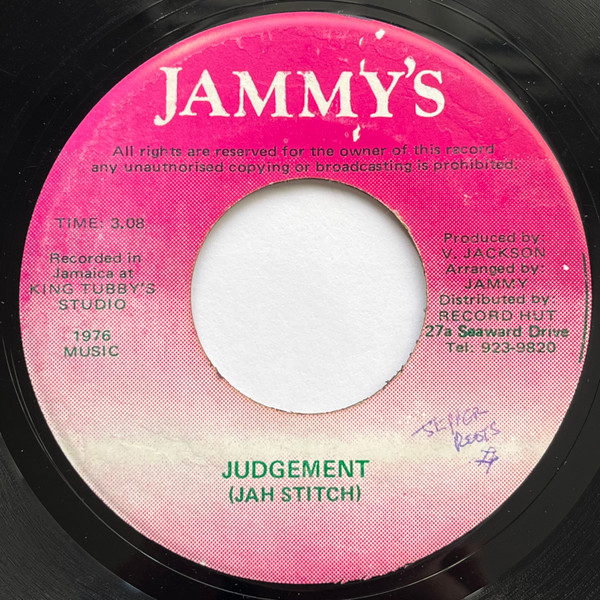 Jah Stitch - Judgement (7")