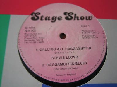 Stevie LLoyd - Calling All Raggamuffin (12", Single)
