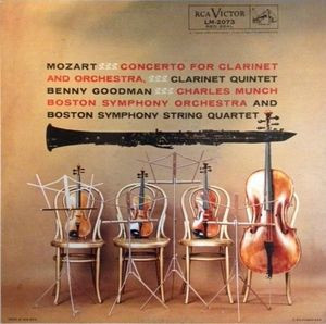 Mozart* - Benny Goodman - Concerto For Clarinet And Orchestra / Clarinet Quintet (LP, Album, Mono)