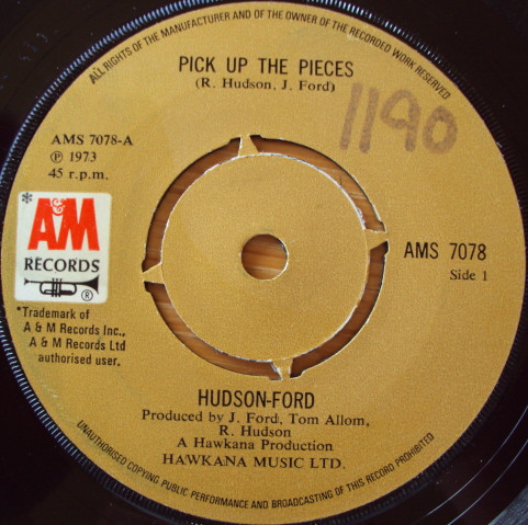 Hudson-Ford - Pick Up The Pieces (7", Single, Kno)