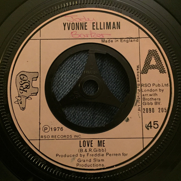 Yvonne Elliman - Love Me (7", Bei)