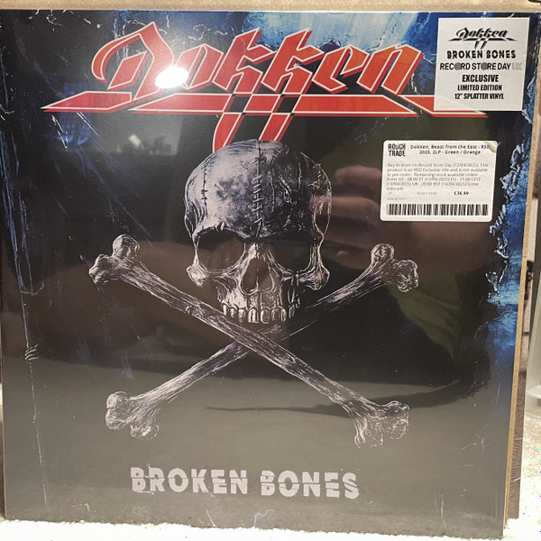 Dokken - Broken Bones (LP, Album, RSD, Ltd, RE, Blu)