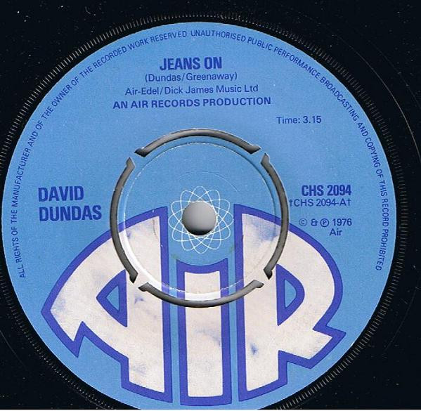 David Dundas - Jeans On (7", Single, Pus)
