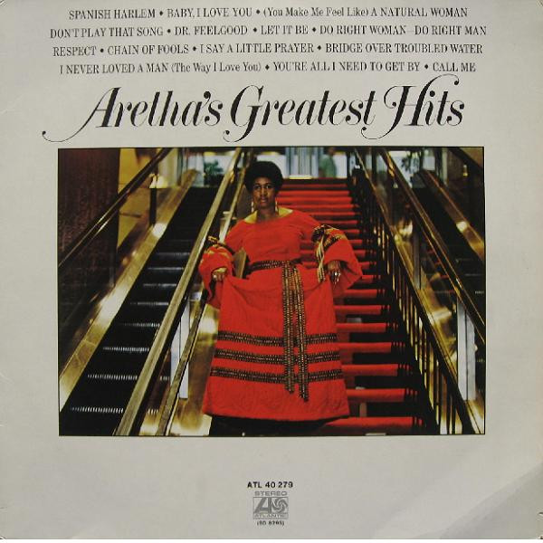 Aretha Franklin - Aretha's Greatest Hits (LP, Comp, RE)