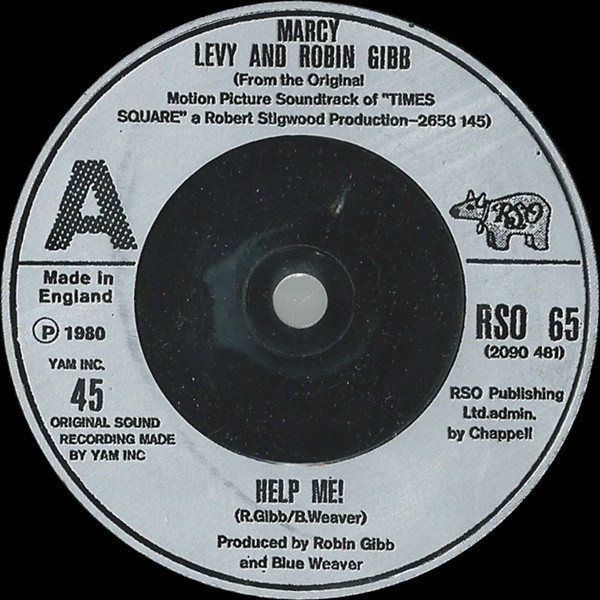 Marcy Levy And Robin Gibb - Help Me (7", Single)