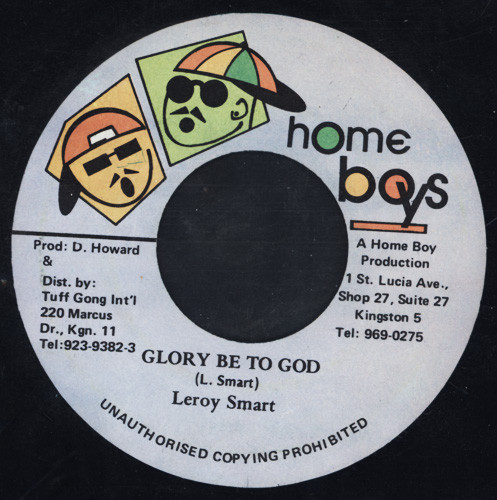 Leroy Smart - Glory Be To God (7")