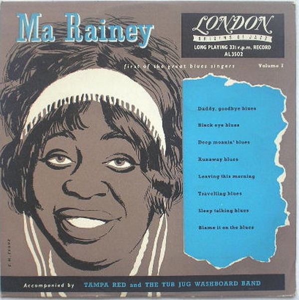 Ma Rainey - First Of The Great Blues Singers Volume 1 (10", Comp)