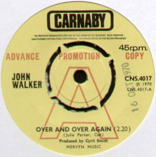 John Walker (3) - Over And Over Again (7", Promo)