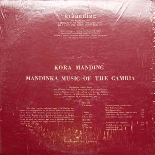Various - Kora Manding: Mandinka Music Of The Gambia (LP)