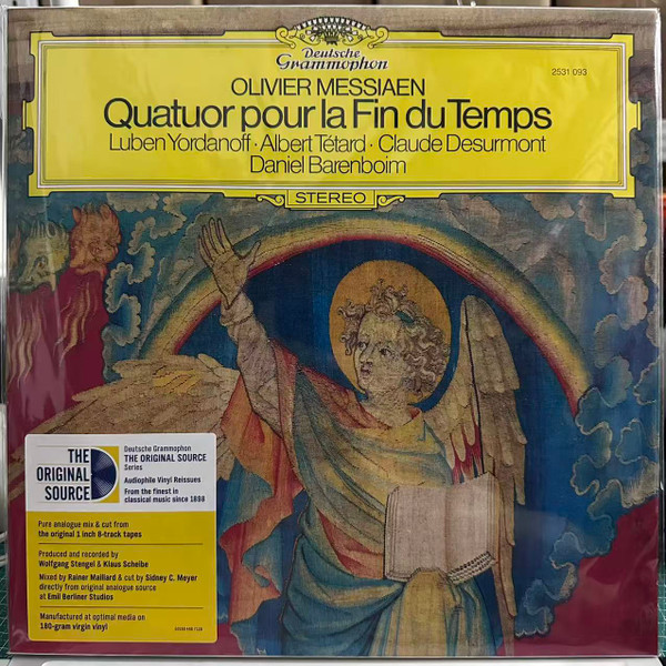 Olivier Messiaen - Quatuor Pour La Fin Du Temps (LP, Album, Ltd, Num, RE, RM, Gat)