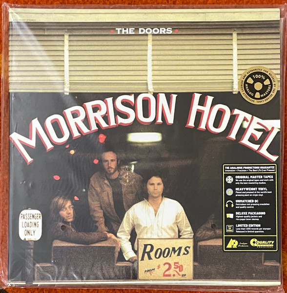 The Doors - Morrison Hotel (2x12", Album, RE, RM, RP, 180)