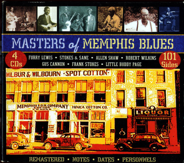 Various - Masters Of Memphis Blues (4xCD, Comp + Box)