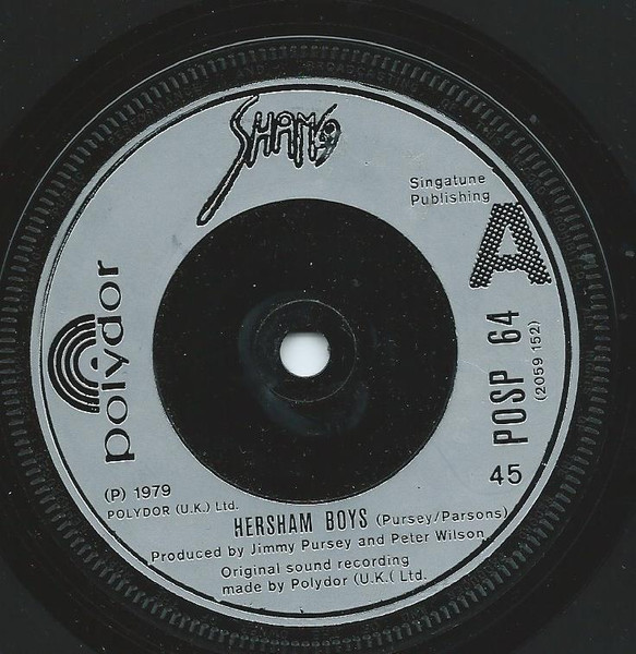 Sham 69 - Hersham Boys (7", Single)