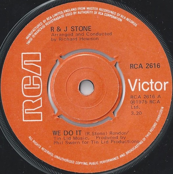 R & J Stone - We Do It (7", Single, Pus)