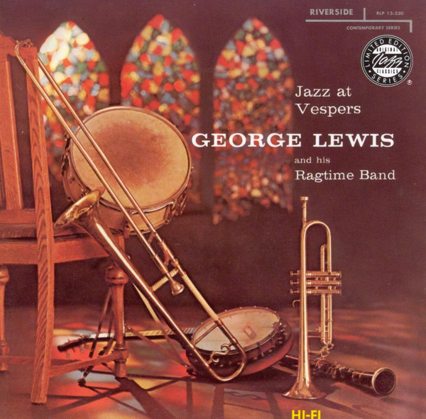 George Lewis And His Ragtime Band* - Jazz At Vespers (CD, Album, RE, RM)