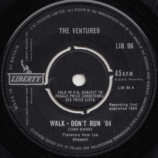 The Ventures - Walk- Don't Run '64 (7", Mono)