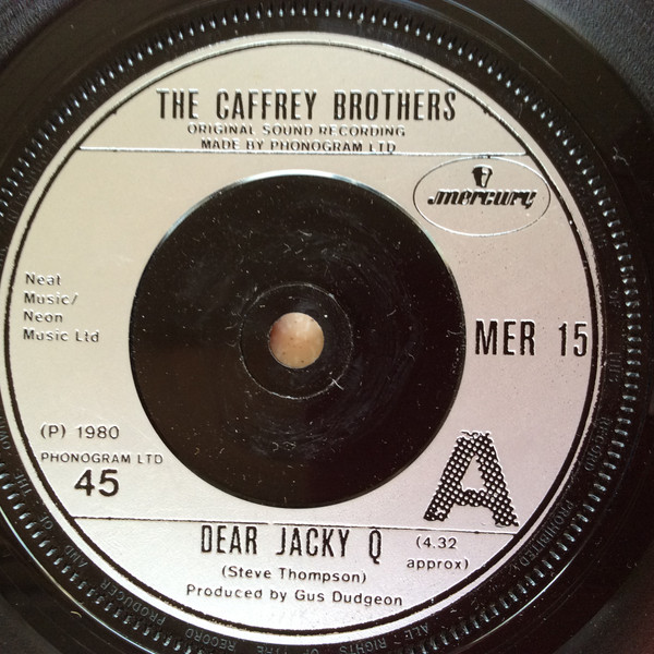 The Caffrey Brothers - Dear Jacky Q (7", Single)