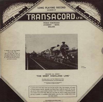 No Artist - The West Highland Line (LP, Mono)