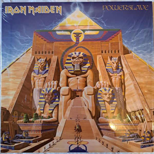 Iron Maiden - Powerslave (LP, Album, RE, RM)