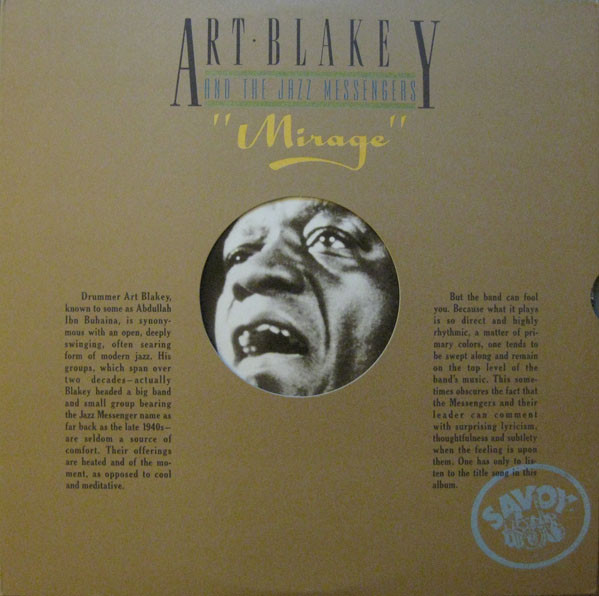 Art Blakey And The Jazz Messengers* - Mirage (LP, Album, RE)