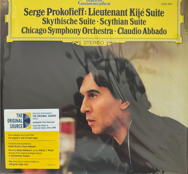 Serge Prokofieff*, Chicago Symphony Orchestra ∙ Claudio Abbado - Lieutenant Kijé Suite / Skythische Suite = Scythian Suite (LP, Ltd, Num, RE, RM, Gat)