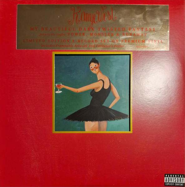 Kanye West - My Beautiful Dark Twisted Fantasy (3xLP, Album, Ltd, RE)