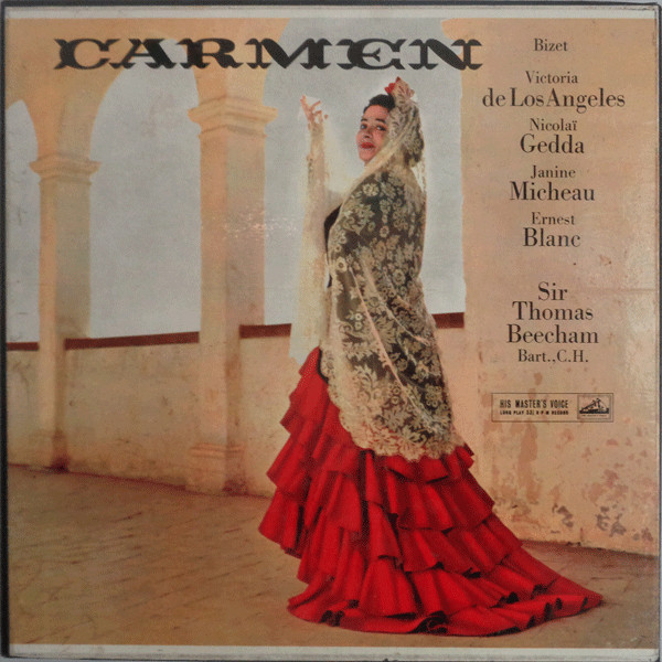 Bizet* - Victoria De Los Angeles, Nicolaï Gedda*, Janine Micheau, Ernest Blanc, Sir Thomas Beecham Bart., C.H.* - Carmen (3xLP, RP + Box)