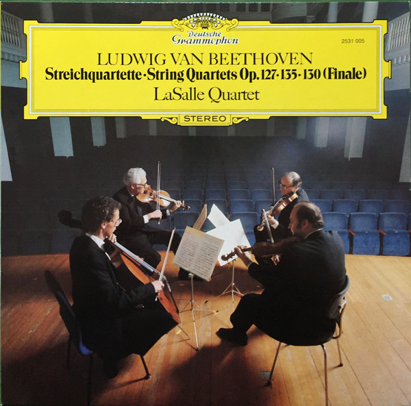 Ludwig van Beethoven, Lasalle Quartet - Streichquartette･String Quartets Op. 127, 135, 130 (Finale)  (LP)